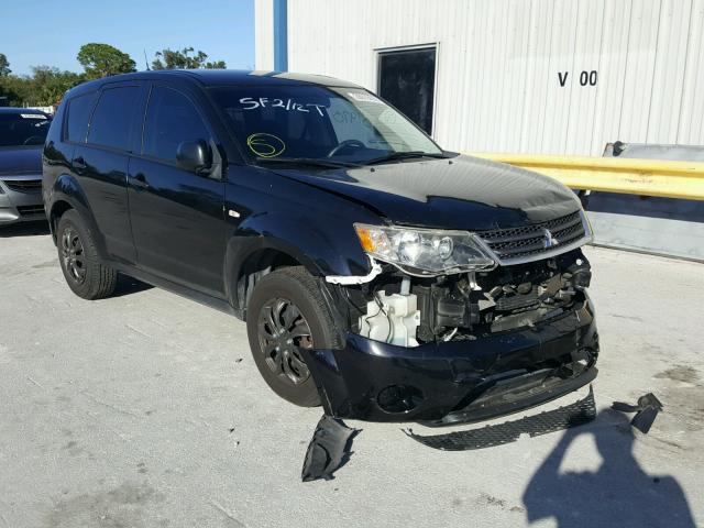 JA4LS21W58Z016881 - 2008 MITSUBISHI OUTLANDER BLACK photo 1