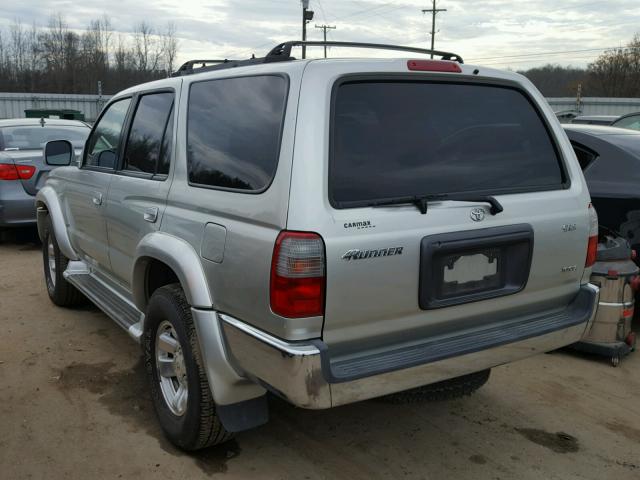 JT3GN86R3Y0161074 - 2000 TOYOTA 4RUNNER SR SILVER photo 3