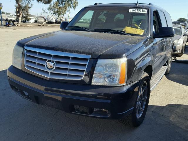 3GYFK66N74G164464 - 2004 CADILLAC ESCALADE E BLACK photo 2