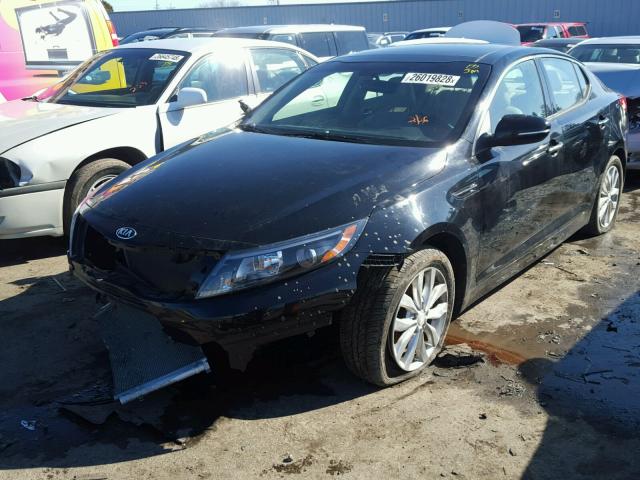 5XXGN4A77EG327911 - 2014 KIA OPTIMA EX BLACK photo 2