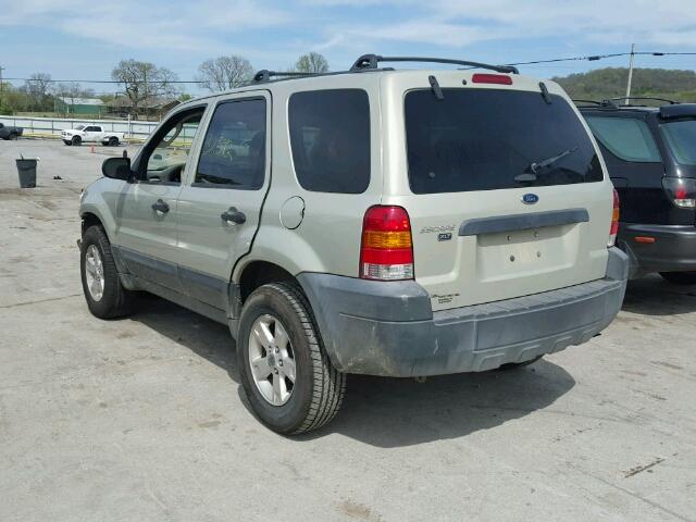 1FMYU03165DA06571 - 2005 FORD ESCAPE GRAY photo 3