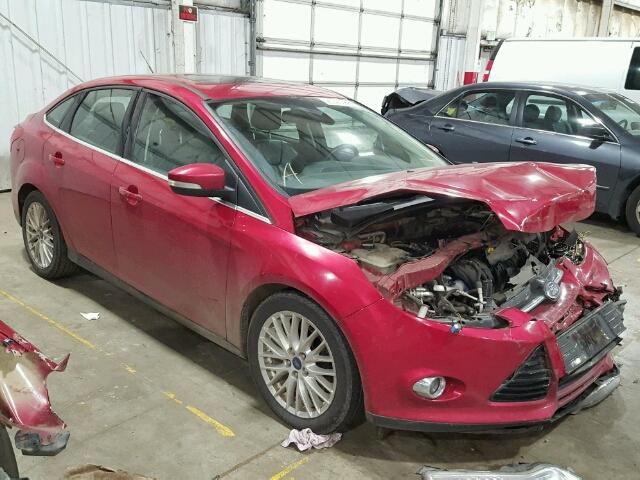 1FAHP3H28CL161548 - 2012 FORD FOCUS SEL RED photo 1