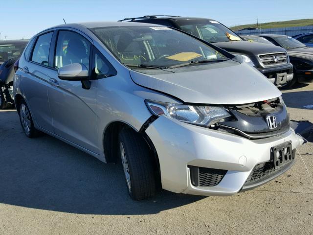 3HGGK5H59FM760831 - 2015 HONDA FIT LX SILVER photo 1