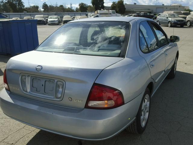 3N1CB51D53L781811 - 2003 NISSAN SENTRA XE SILVER photo 4