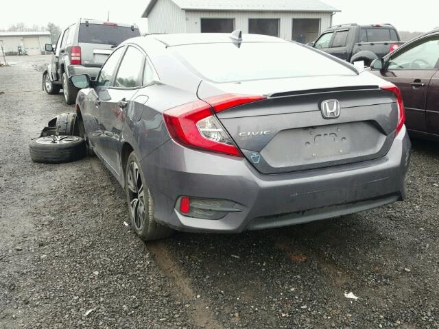 2HGFC1F36GH643436 - 2016 HONDA CIVIC EX GRAY photo 3