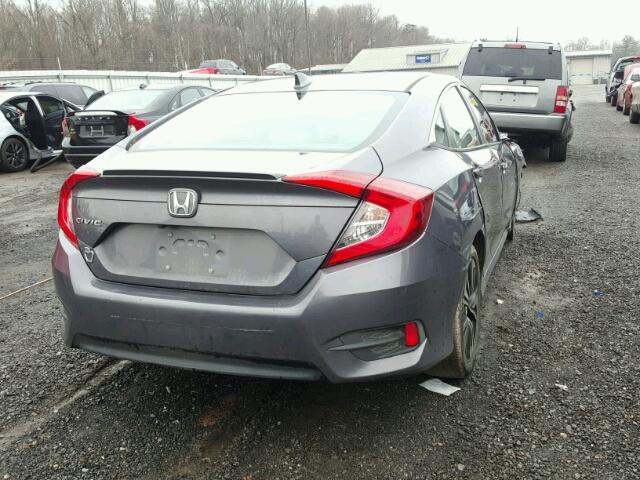 2HGFC1F36GH643436 - 2016 HONDA CIVIC EX GRAY photo 4