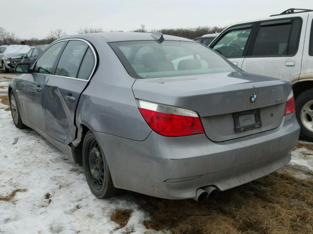 WBANB335X5B115125 - 2005 BMW 545 I GRAY photo 3