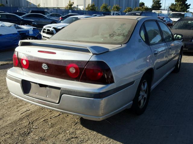 2G1WH52K439198499 - 2003 CHEVROLET IMPALA LS SILVER photo 4