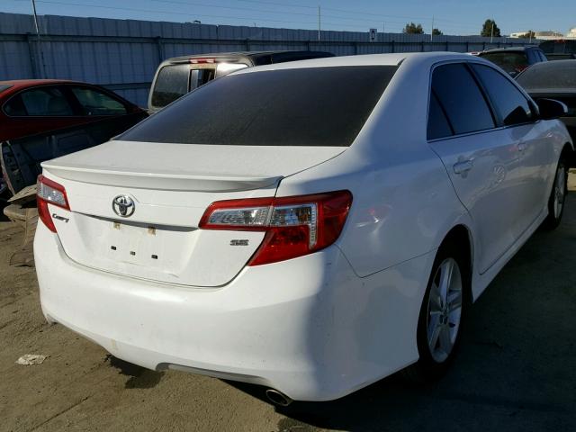 4T1BF1FK9EU406960 - 2014 TOYOTA CAMRY L WHITE photo 4