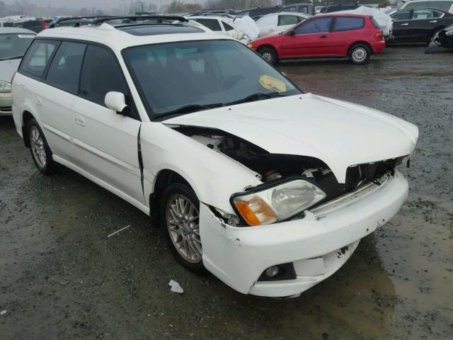 4S3BH625547301759 - 2004 SUBARU LEGACY L S WHITE photo 1