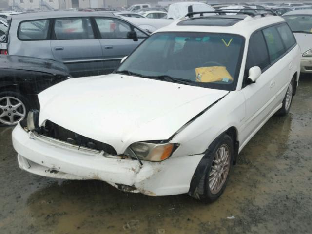 4S3BH625547301759 - 2004 SUBARU LEGACY L S WHITE photo 2