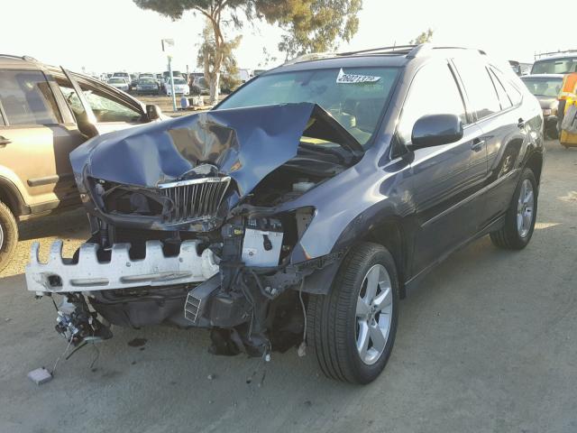 JTJGA31U350055710 - 2005 LEXUS RX 330 BLUE photo 4