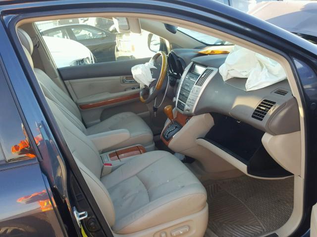 JTJGA31U350055710 - 2005 LEXUS RX 330 BLUE photo 6