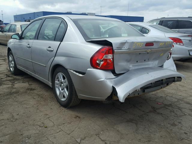 1G1ZT51F66F175995 - 2006 CHEVROLET MALIBU LT SILVER photo 3