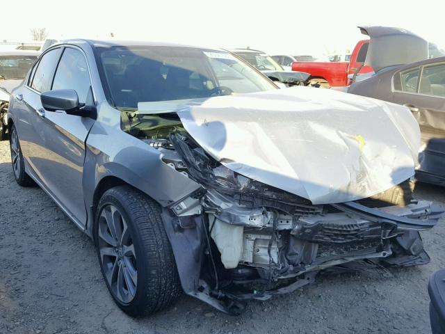 1HGCR2F51EA037157 - 2014 HONDA ACCORD SPO SILVER photo 1