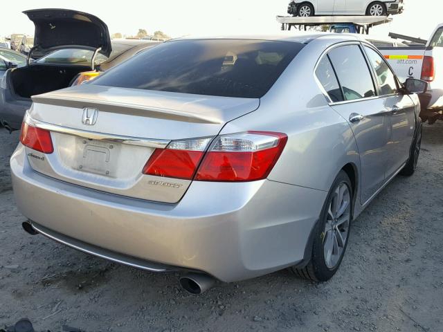 1HGCR2F51EA037157 - 2014 HONDA ACCORD SPO SILVER photo 4