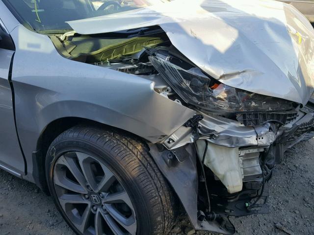 1HGCR2F51EA037157 - 2014 HONDA ACCORD SPO SILVER photo 9