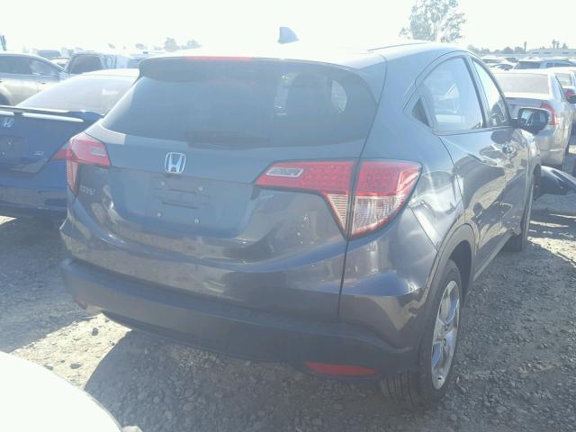 3CZRU5H51GM753451 - 2016 HONDA HR-V EX GRAY photo 4