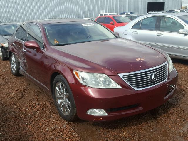 JTHBL46F775051087 - 2007 LEXUS LS 460 RED photo 1