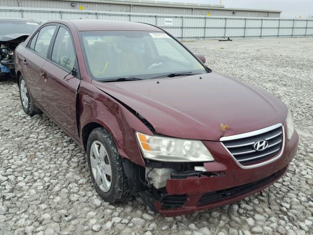 5NPET4AC4AH589474 - 2010 HYUNDAI SONATA GLS MAROON photo 1