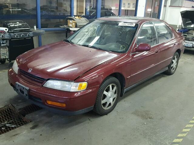 1HGCD565XRA113321 - 1994 HONDA ACCORD EX RED photo 2