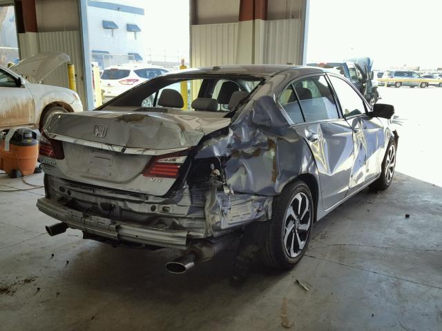 1HGCR3F81GA019003 - 2016 HONDA ACCORD EXL SILVER photo 4