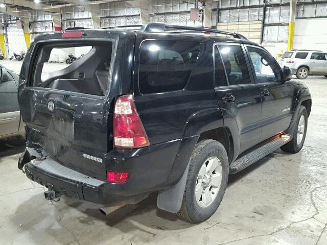 JTEBU17R650071584 - 2005 TOYOTA 4RUNNER LI BLACK photo 4