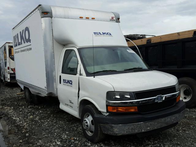 1GB6G5BB7E1114486 - 2014 CHEVROLET EXPRESS G4 WHITE photo 1