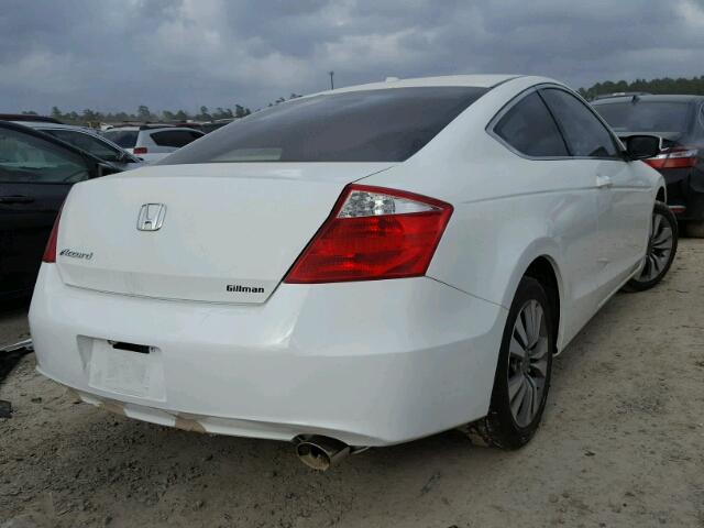 1HGCS1B85AA006227 - 2010 HONDA ACCORD EXL WHITE photo 4