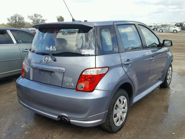JTKKT624365016488 - 2006 TOYOTA SCION XA GRAY photo 4