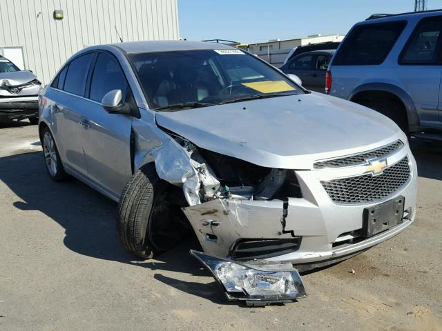 1G1PH5S93B7218405 - 2011 CHEVROLET CRUZE LTZ SILVER photo 1