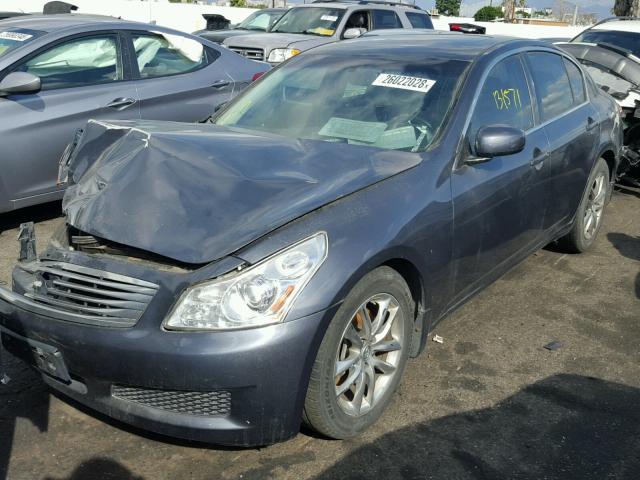 JNKBV61E48M223815 - 2008 INFINITI G35 GRAY photo 2