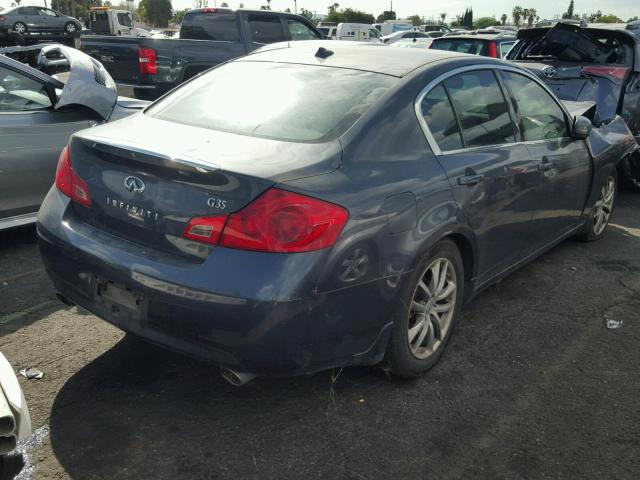 JNKBV61E48M223815 - 2008 INFINITI G35 GRAY photo 4