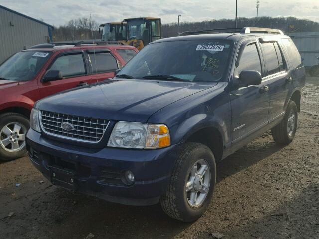 1FMZU73K95UB23082 - 2005 FORD EXPLORER X BLUE photo 2