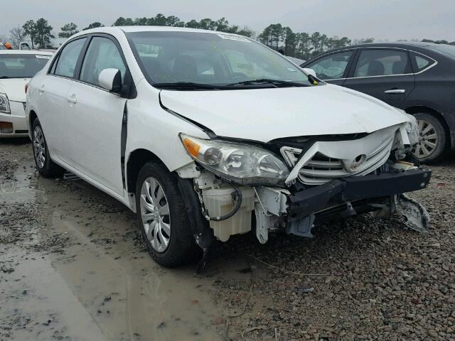 5YFBU4EE4DP162444 - 2013 TOYOTA COROLLA BA WHITE photo 1