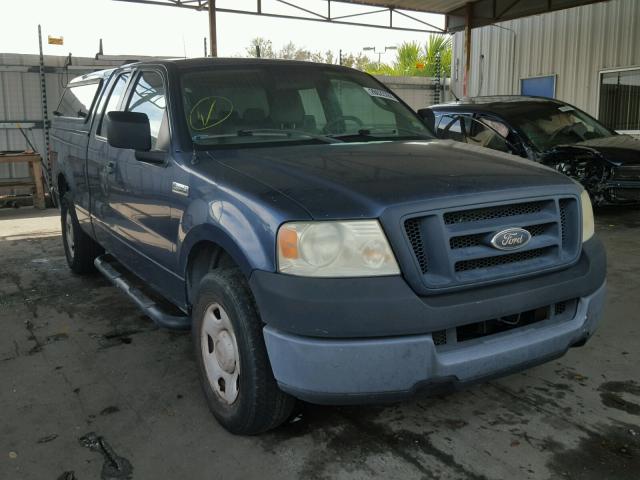 1FTRX12W15FB70219 - 2005 FORD F150 BLUE photo 1