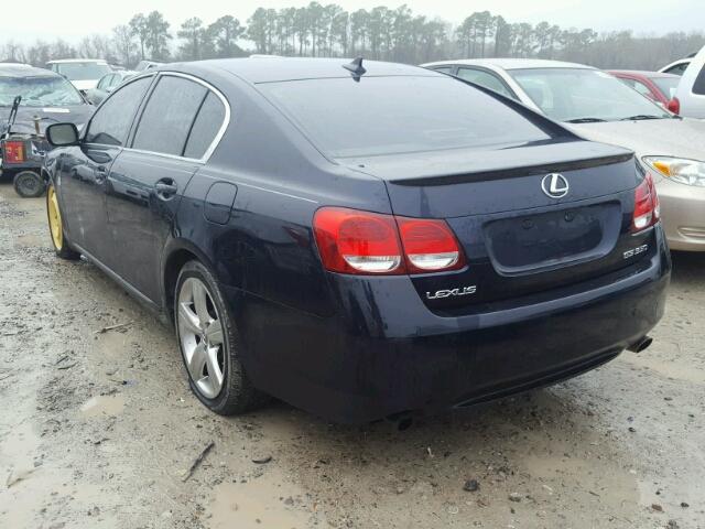 JTHBE96S470027251 - 2007 LEXUS GS 350 BLACK photo 3