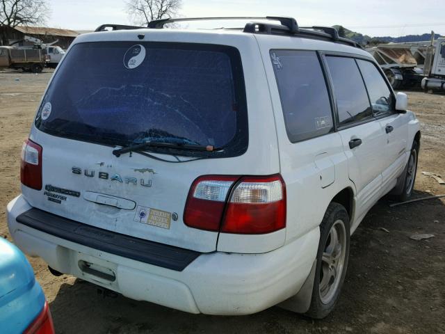 JF1SF656X2H732122 - 2002 SUBARU FORESTER S WHITE photo 4