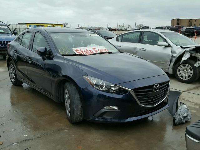 3MZBM1U7XFM157225 - 2015 MAZDA 3 SPORT BLUE photo 1