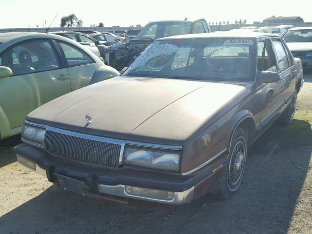 1G4HR54C7LH402075 - 1990 BUICK LESABRE LI BROWN photo 2