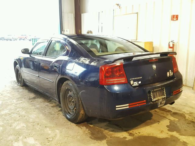 2B3KA43G96H490997 - 2006 DODGE CHARGER SE BLUE photo 3