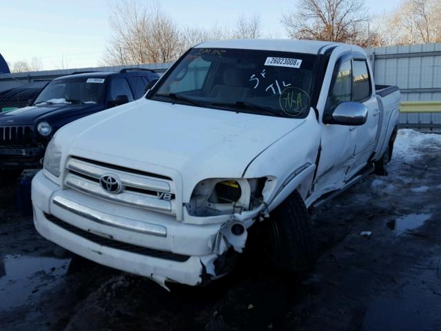 5TBDT44146S543837 - 2006 TOYOTA TUNDRA WHITE photo 2