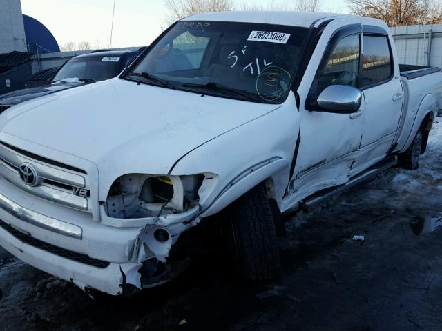 5TBDT44146S543837 - 2006 TOYOTA TUNDRA WHITE photo 9