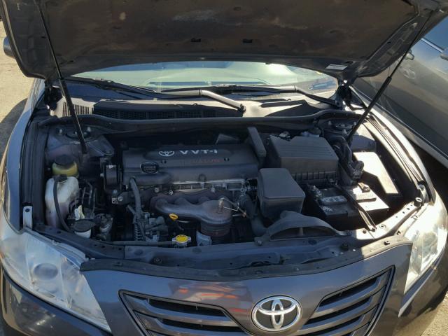 4T1BE46K47U697116 - 2007 TOYOTA CAMRY NEW GRAY photo 7