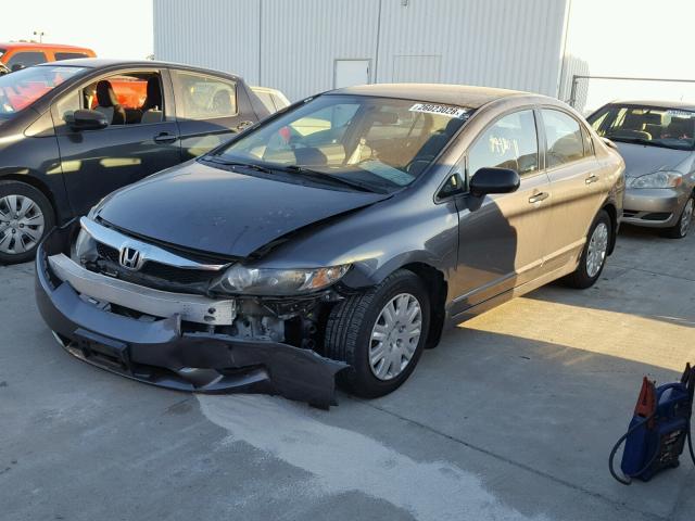 2HGFA1F37BH536913 - 2011 HONDA CIVIC VP GRAY photo 2