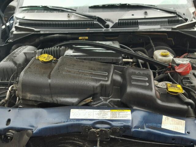 1D4HR38N23F557734 - 2003 DODGE DURANGO SP BLUE photo 7