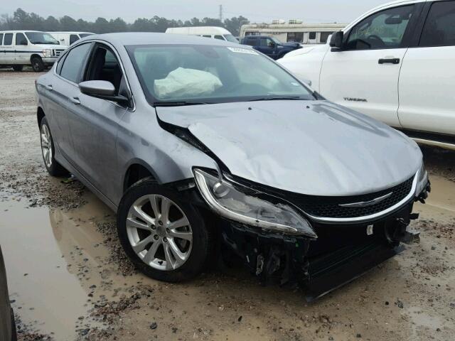 1C3CCCAB5FN671301 - 2015 CHRYSLER 200 LIMITE SILVER photo 1