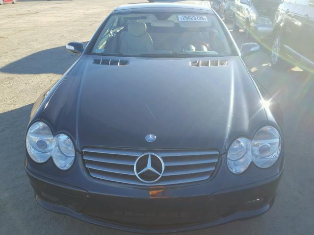 WDBSK75F35F107104 - 2005 MERCEDES-BENZ SL 500 BLUE photo 9