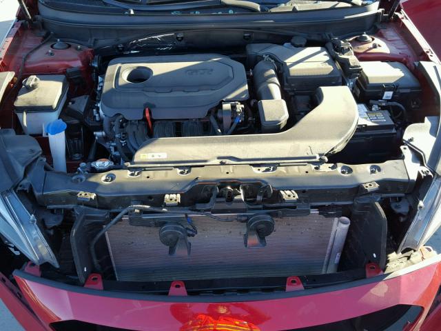 5NPE24AF5HH577308 - 2017 HYUNDAI SONATA SE RED photo 7