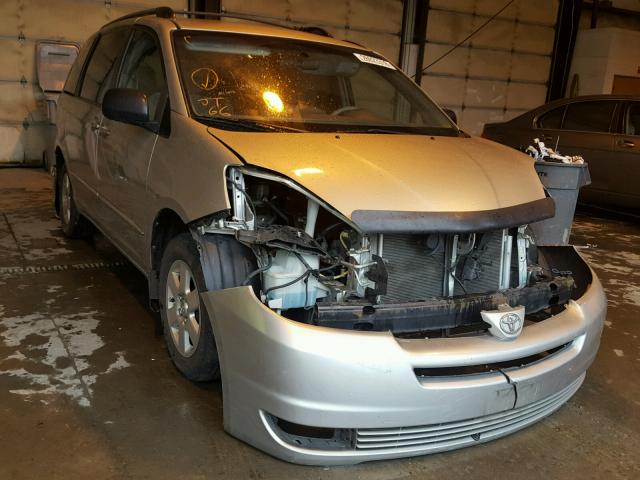 5TDZA23CX5S243745 - 2005 TOYOTA SIENNA CE GOLD photo 1